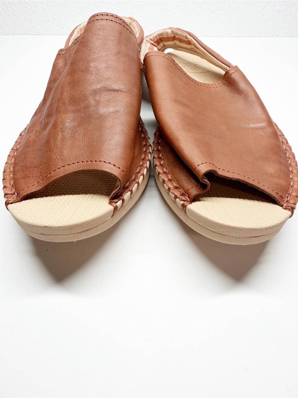 Reef Escape Leather Sling Sandals Brown Size 9 - Picture 3 of 9